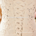 A-Line Silhouette and Sleeveless Design wedding dresses Heavy beading crystal bling bridal wedding dresses